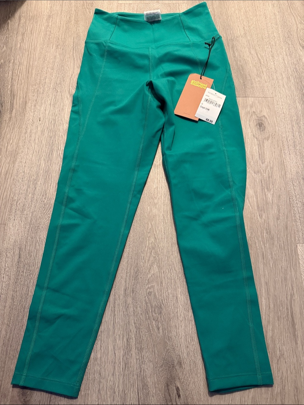 girlfriend collective Teal Kids' Leggings